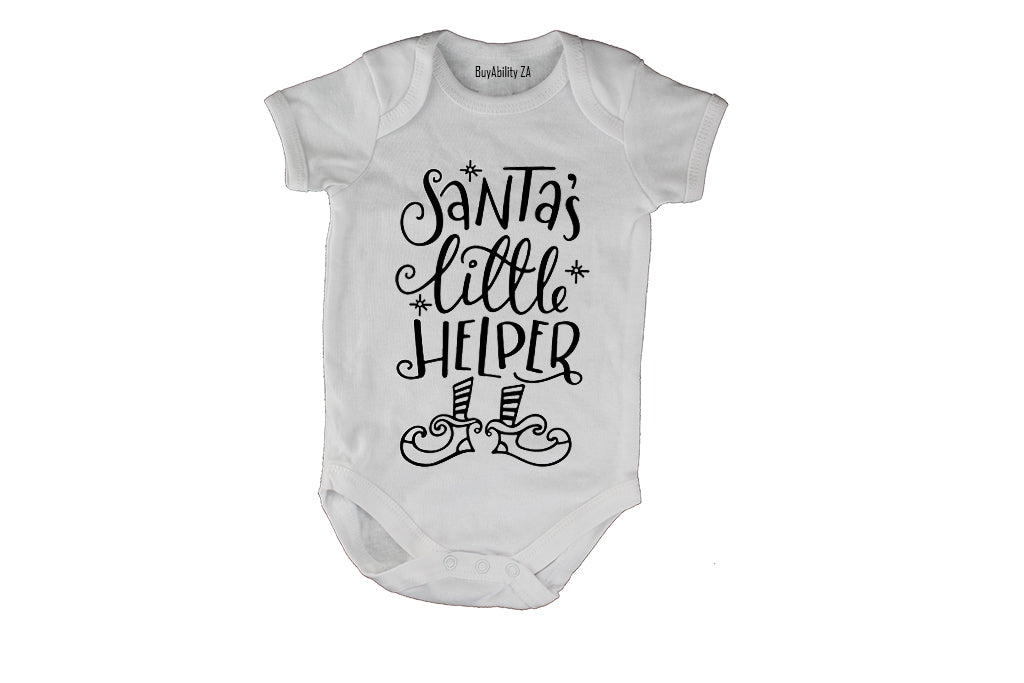 Santa's Little Helper - Christmas - Baby Grow