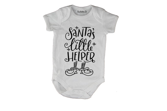Santa's Little Helper - Christmas - Baby Grow