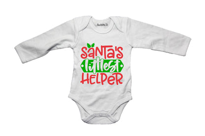 Santa's Littlest Helper - Christmas - Baby Grow