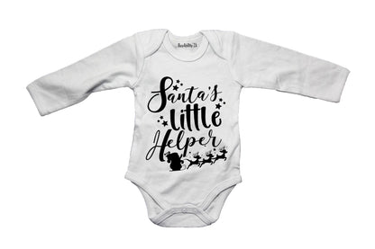 Santa's Little Helper - Stars - Christmas - Baby Grow