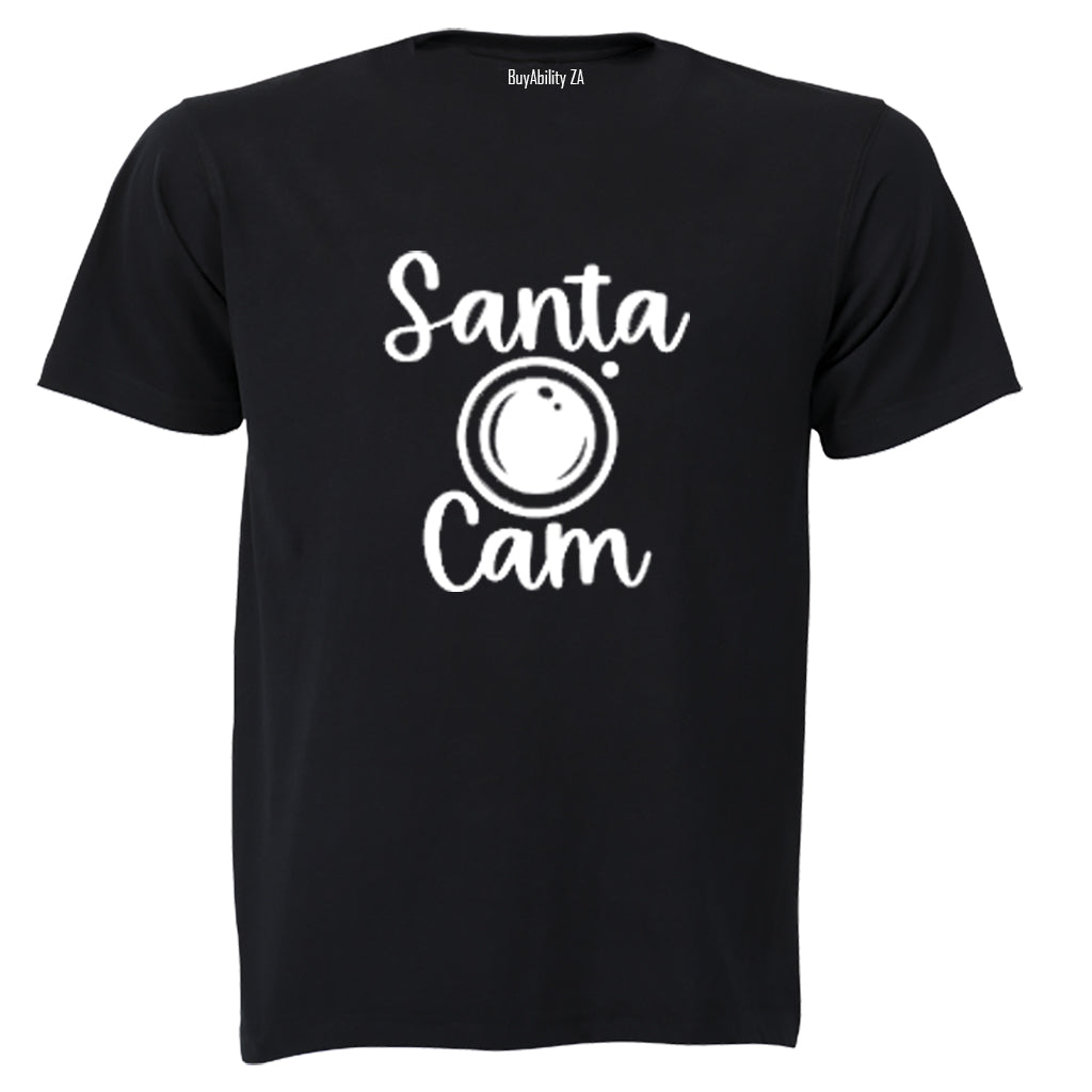 Santa Cam - Christmas - Adults - T-Shirt - BuyAbility South Africa