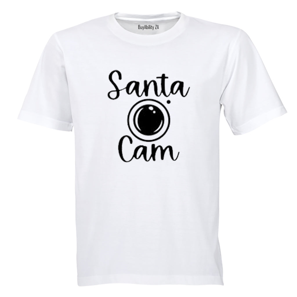 Santa Cam - Christmas - Adults - T-Shirt - BuyAbility South Africa