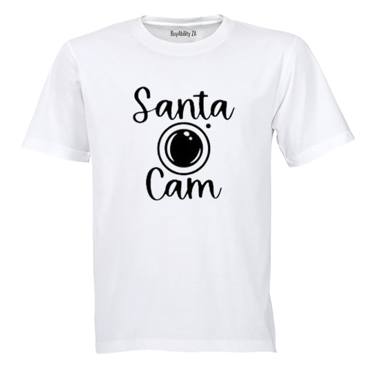 Santa Cam - Christmas - Adults - T-Shirt - BuyAbility South Africa