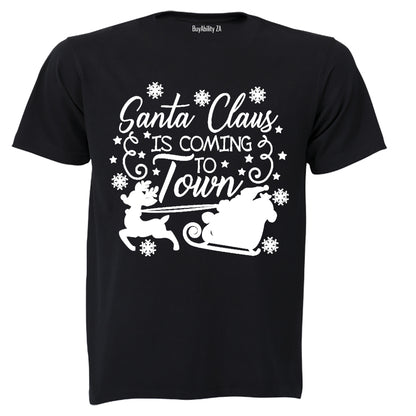 Santa Claus is Coming to Town - Christmas - Kids T-Shirt