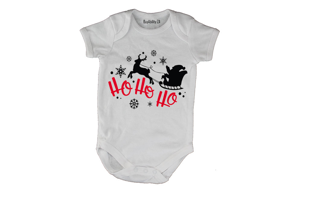Santa, Ho Ho Ho - Christmas - Baby Grow