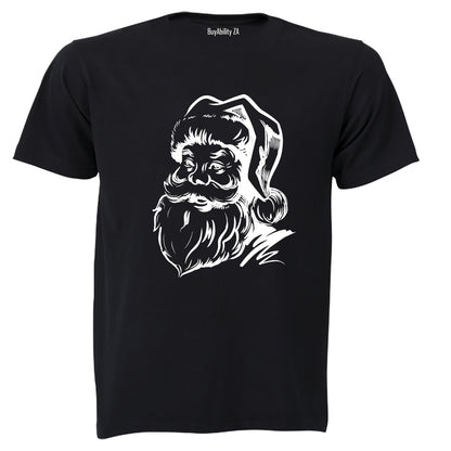 Santa Sketch - Christmas - Adults - T-Shirt