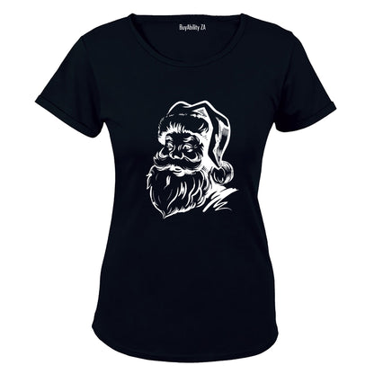 Santa Sketch - Christmas - Ladies - T-Shirt - BuyAbility
