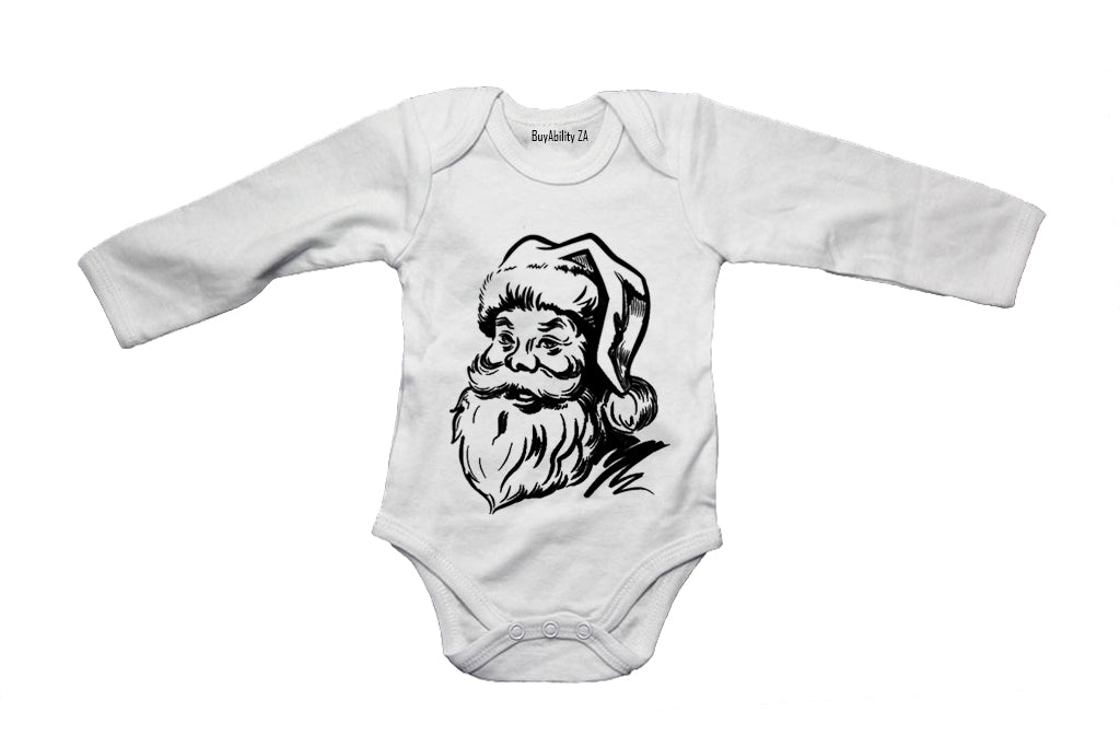 Santa Sketch - Christmas - Baby Grow
