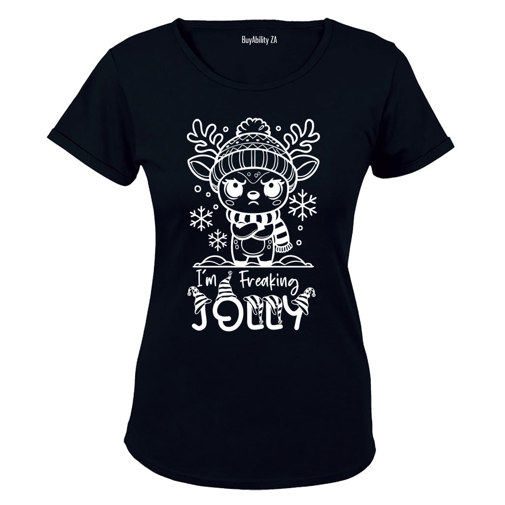 Sarcastic Jolly - Christmas - Ladies - T-Shirt - BuyAbility South Africa