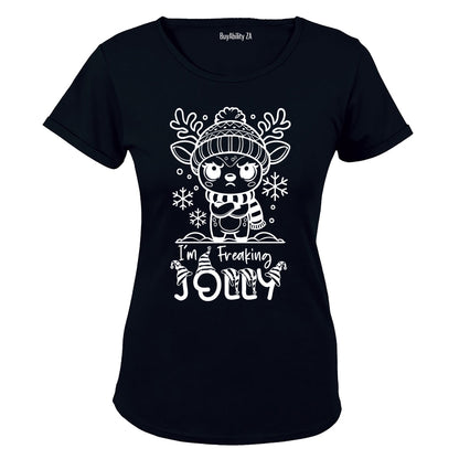 Sarcastic Jolly - Christmas - Ladies - T-Shirt - BuyAbility South Africa