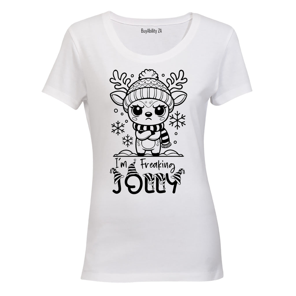Sarcastic Jolly - Christmas - Ladies - T-Shirt - BuyAbility South Africa
