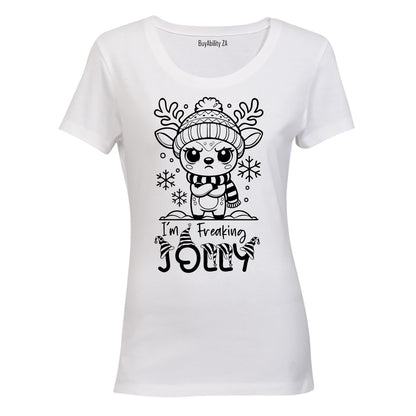 Sarcastic Jolly - Christmas - Ladies - T-Shirt - BuyAbility South Africa
