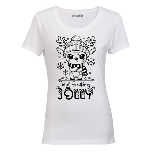 Sarcastic Jolly - Christmas - Ladies - T-Shirt - BuyAbility South Africa