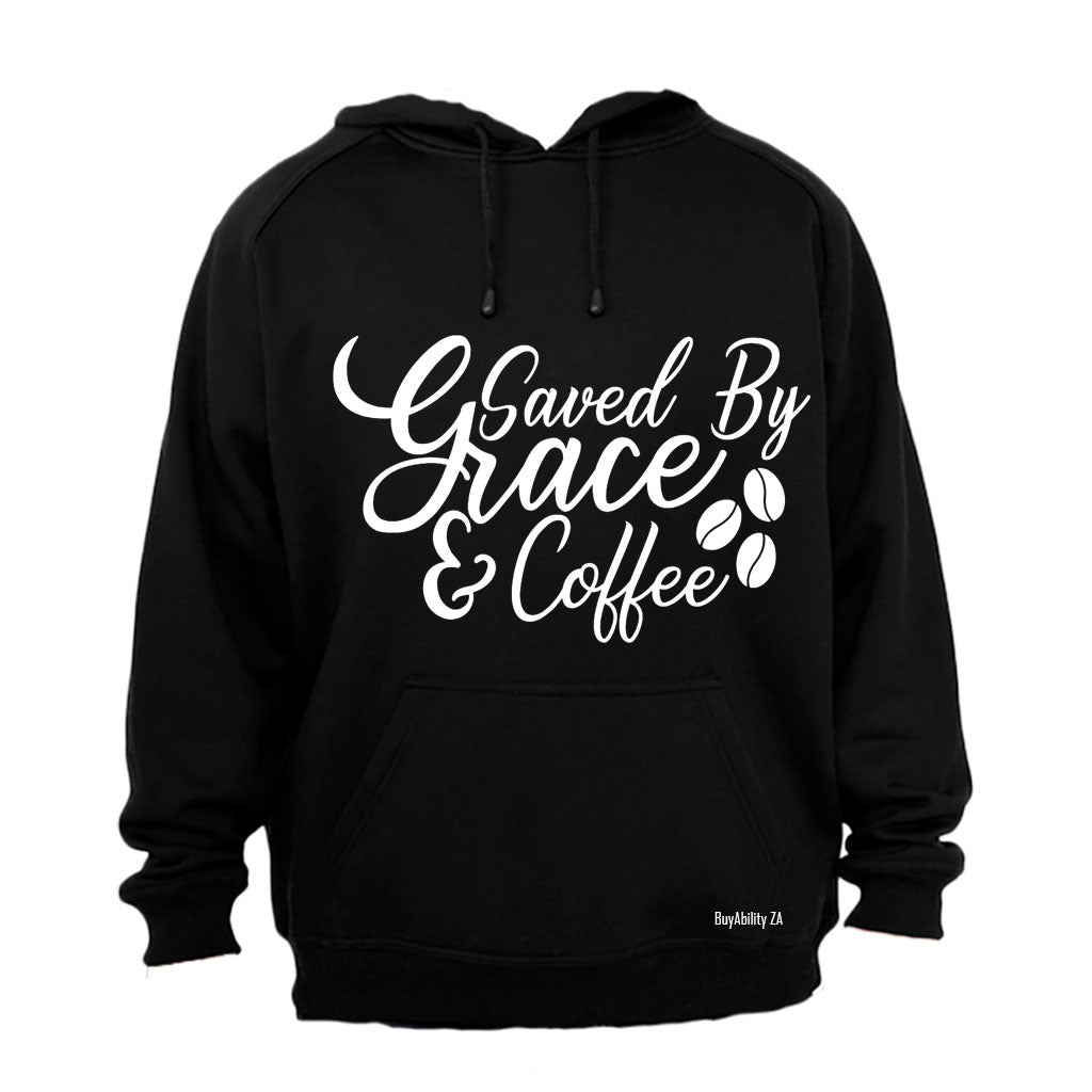 Saved by Grace & Coffee - Hoodie