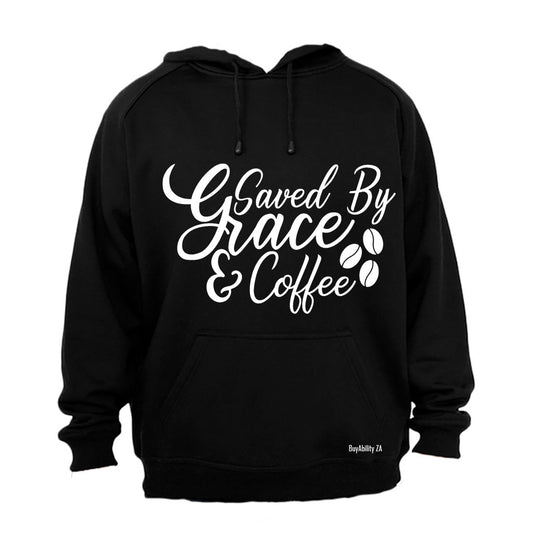 Saved by Grace & Coffee - Hoodie