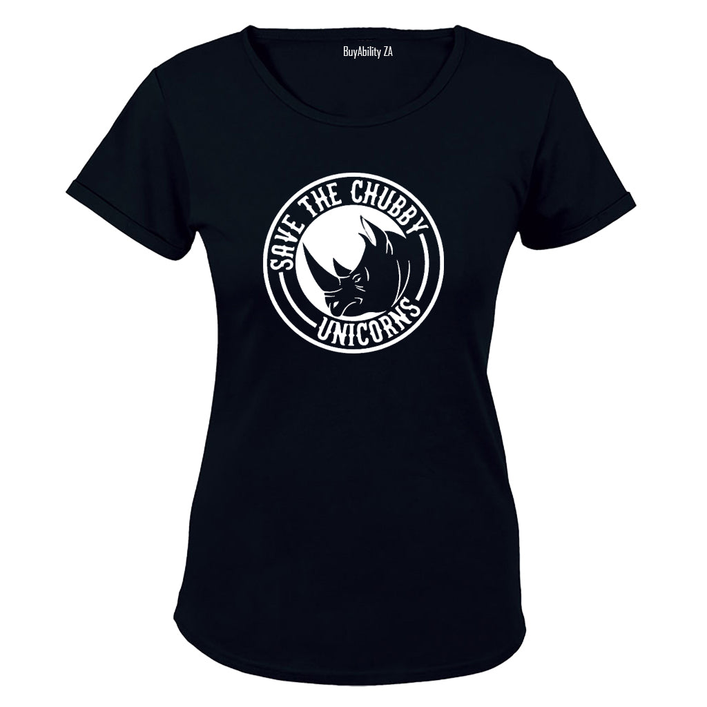 Save The Chubby Unicorns - Ladies - T-Shirt
