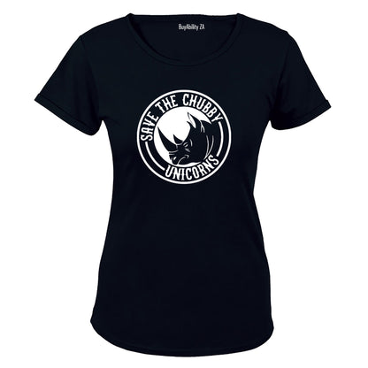 Save The Chubby Unicorns - Ladies - T-Shirt