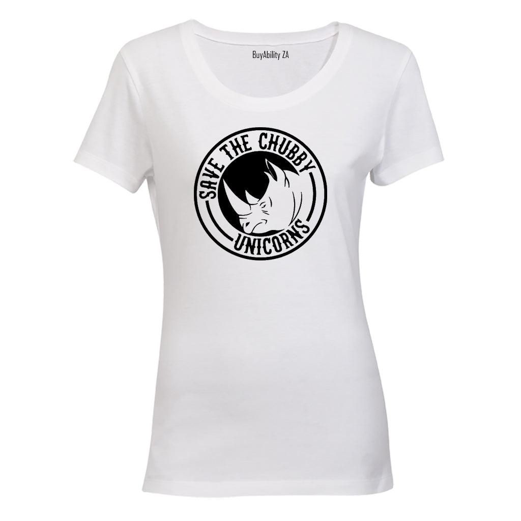 Save The Chubby Unicorns - Ladies - T-Shirt