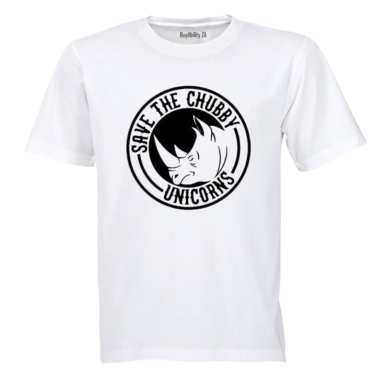 Save The Chubby Unicorns - Adults - T-Shirt
