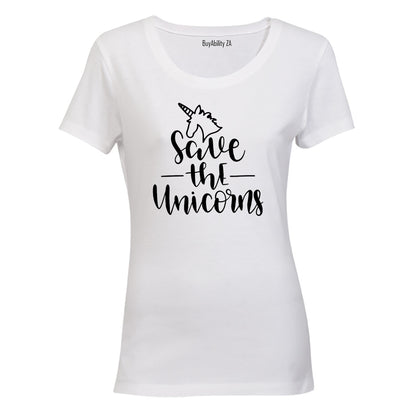 Save The Unicorns - Ladies - T-Shirt