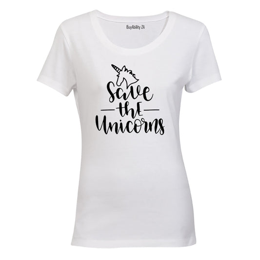 Save The Unicorns - Ladies - T-Shirt
