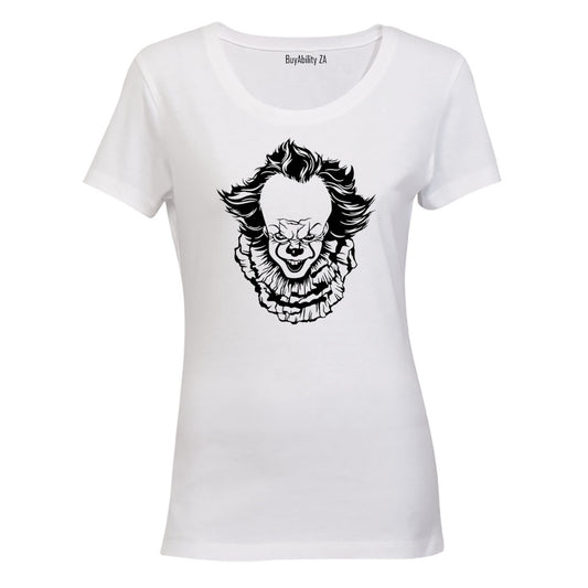 Scary Clown - Halloween - Ladies - T-Shirt
