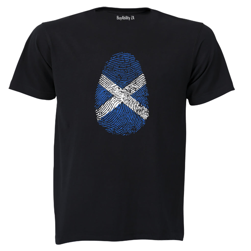 Scotland Thumbprint - Kids T-Shirt - BuyAbility South Africa