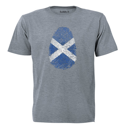 Scotland Thumbprint - Kids T-Shirt - BuyAbility South Africa
