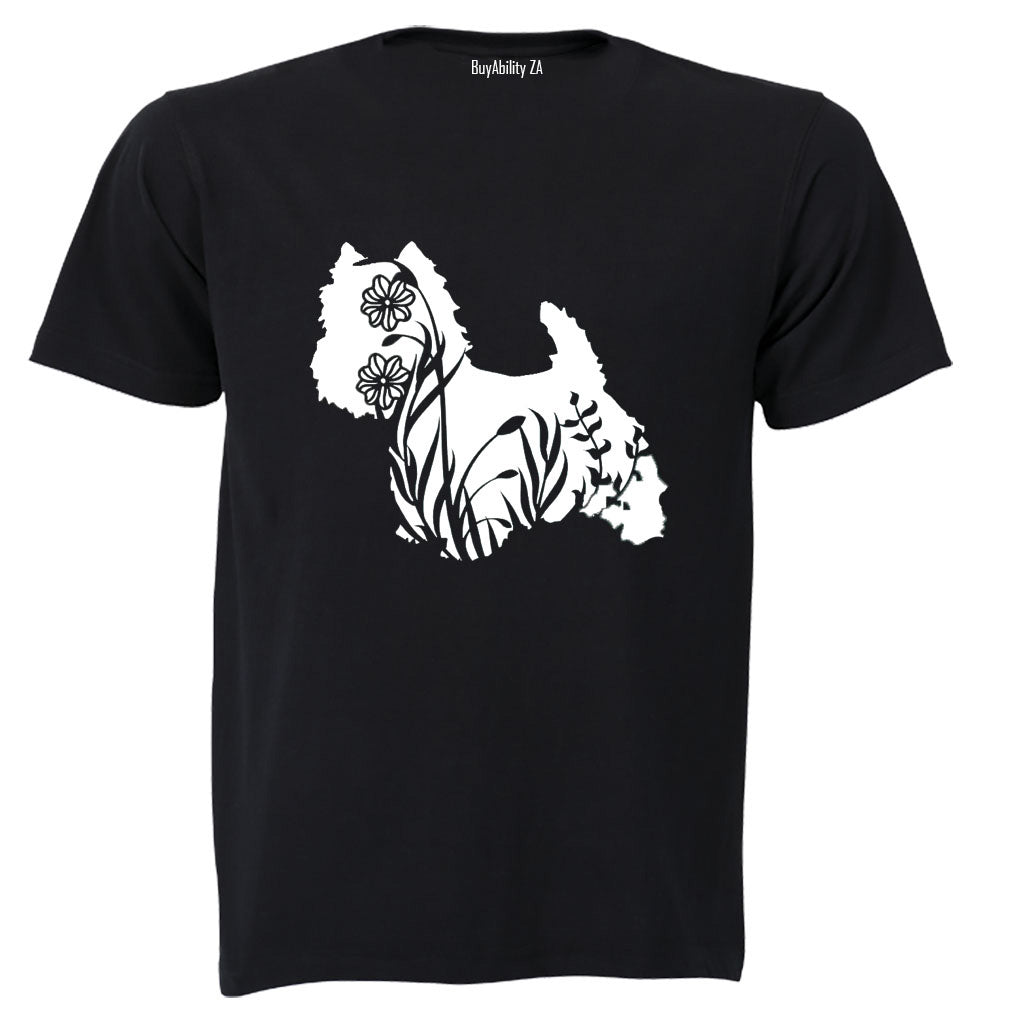 Scottish Terrier Silhouette - Adults - T-Shirt