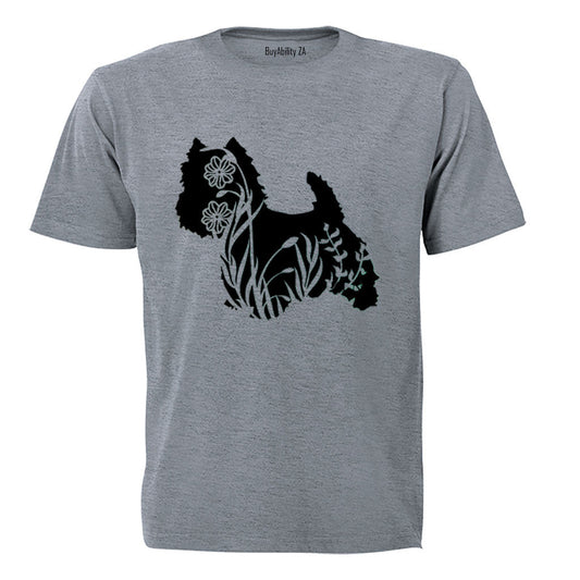 Scottish Terrier Silhouette - Adults - T-Shirt