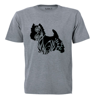 Scottish Terrier Silhouette - Adults - T-Shirt