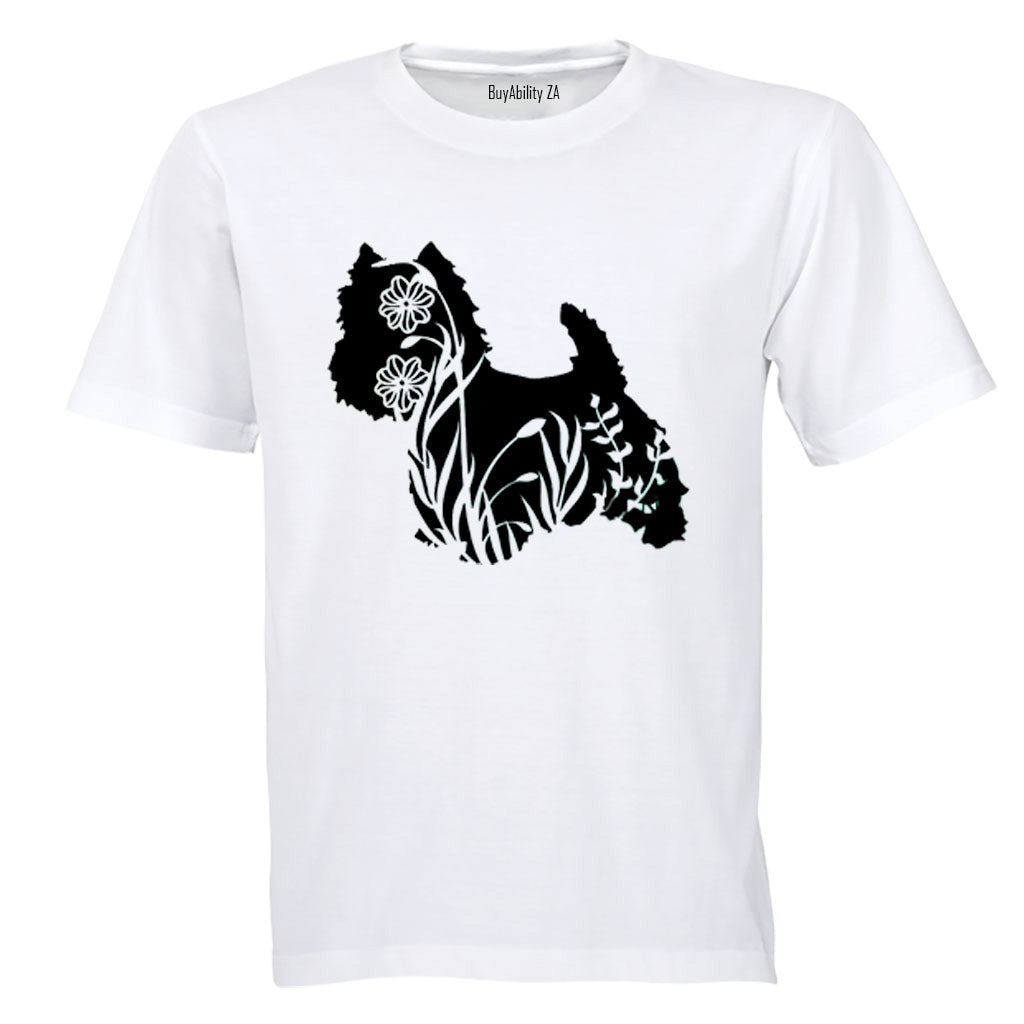Scottish Terrier Silhouette - Adults - T-Shirt