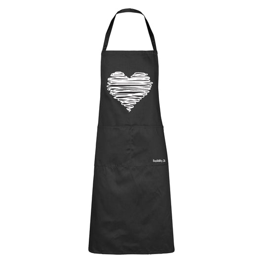 Scribble Heart - Valentine - Apron
