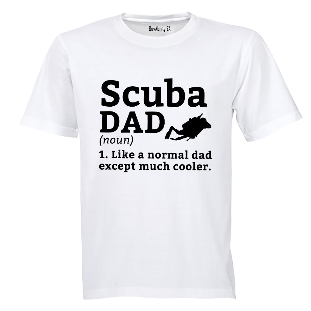 Scuba Dad Definition - Adults - T-Shirt