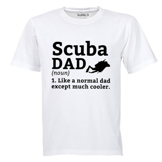 Scuba Dad Definition - Adults - T-Shirt
