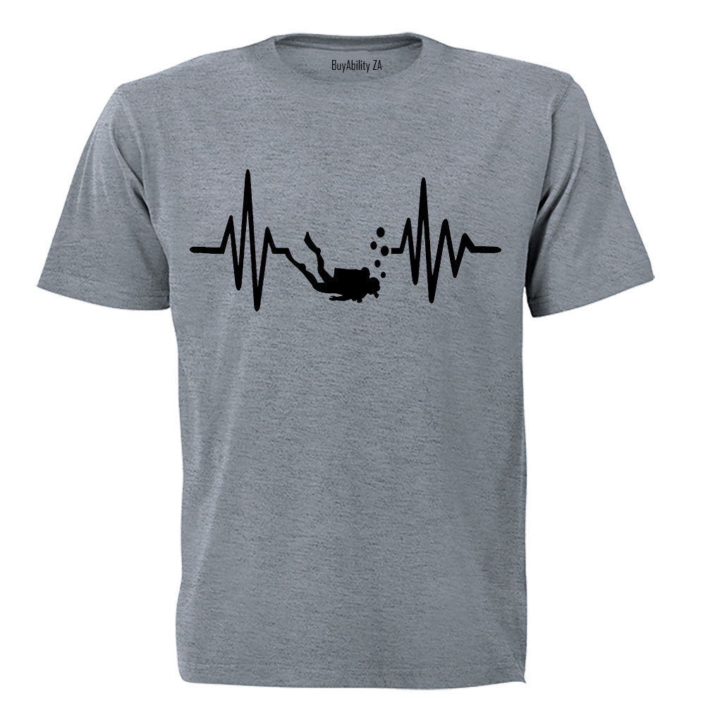 Scuba Diver Lifeline - Adults - T-Shirt