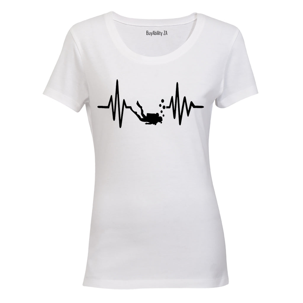 Scuba Diver Lifeline - Ladies - T-Shirt