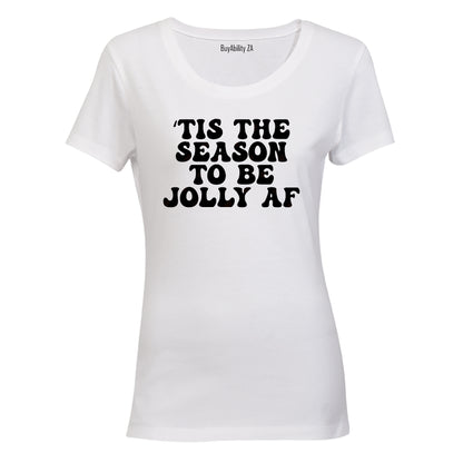 Season To Be Jolly - Christmas - Ladies - T-Shirt - BuyAbility South Africa