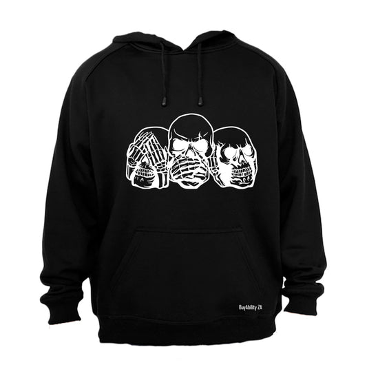 See. Speak. Hear No Evil - Skulls - Hoodie