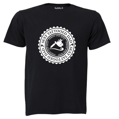 Sexy Tattooed Dad - Adults - T-Shirt - BuyAbility