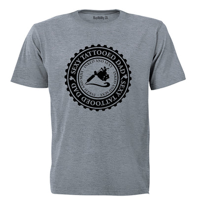 Sexy Tattooed Dad - Adults - T-Shirt - BuyAbility