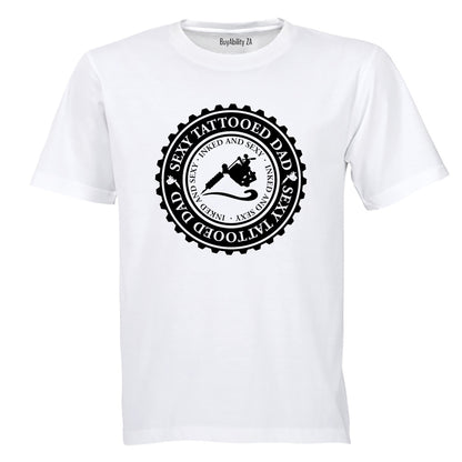 Sexy Tattooed Dad - Adults - T-Shirt - BuyAbility