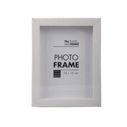 No Place Like Home - White Shadow Photo Frame