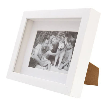 No Place Like Home - White Shadow Photo Frame