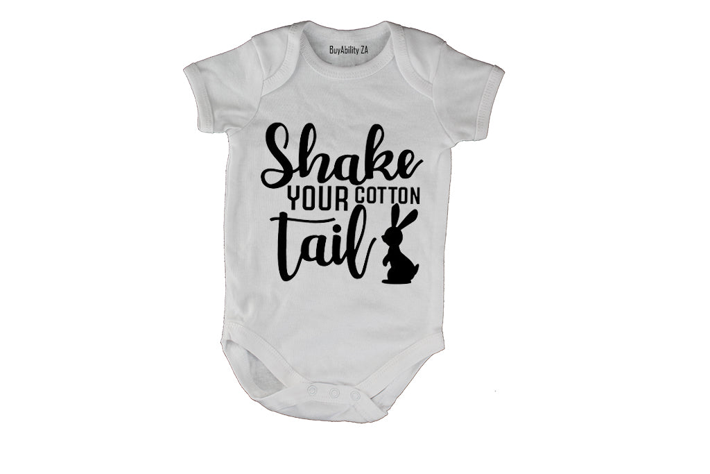 Shake Your Cotton Tail - Easter Inspired - Baby Grow