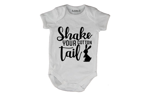Shake Your Cotton Tail - Easter Inspired - Baby Grow