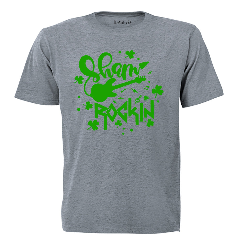 Sham-Rockin - St. Patrick's Day - Adults - T-Shirt - BuyAbility South Africa