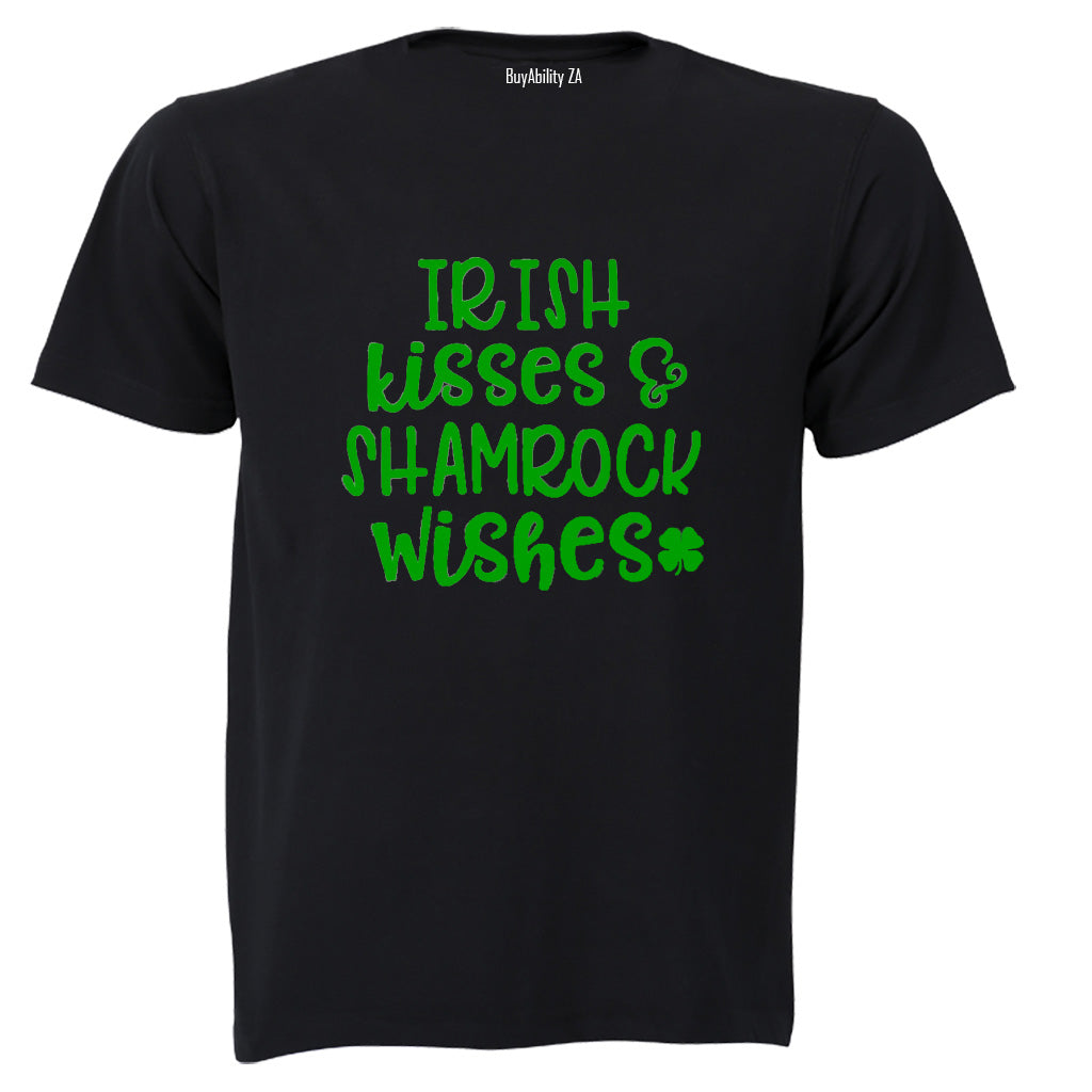 Shamrock Wishes - St. Patricks Day - Adults - T-Shirt