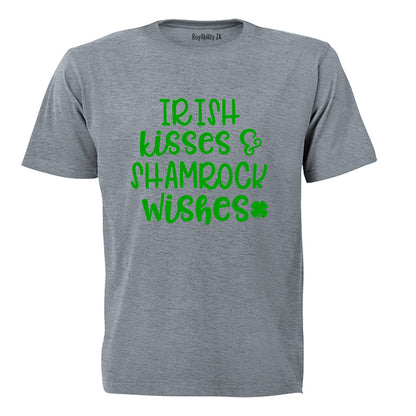 Shamrock Wishes - St. Patricks Day - Adults - T-Shirt