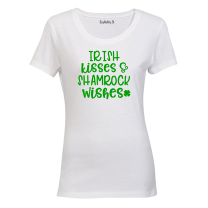 Shamrock Wishes - St. Patricks Day - Ladies - T-Shirt